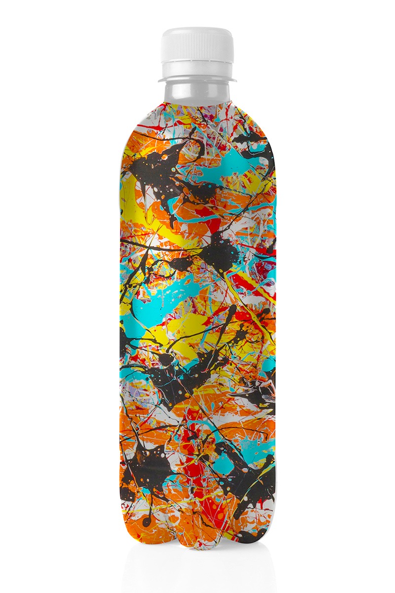 Flying Birds - printed on a drink bottle